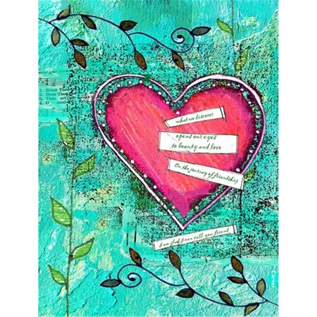 Carolines Treasures Heartfelt Wish Valentines Day Flag Canvas House Size PJC1044CHF